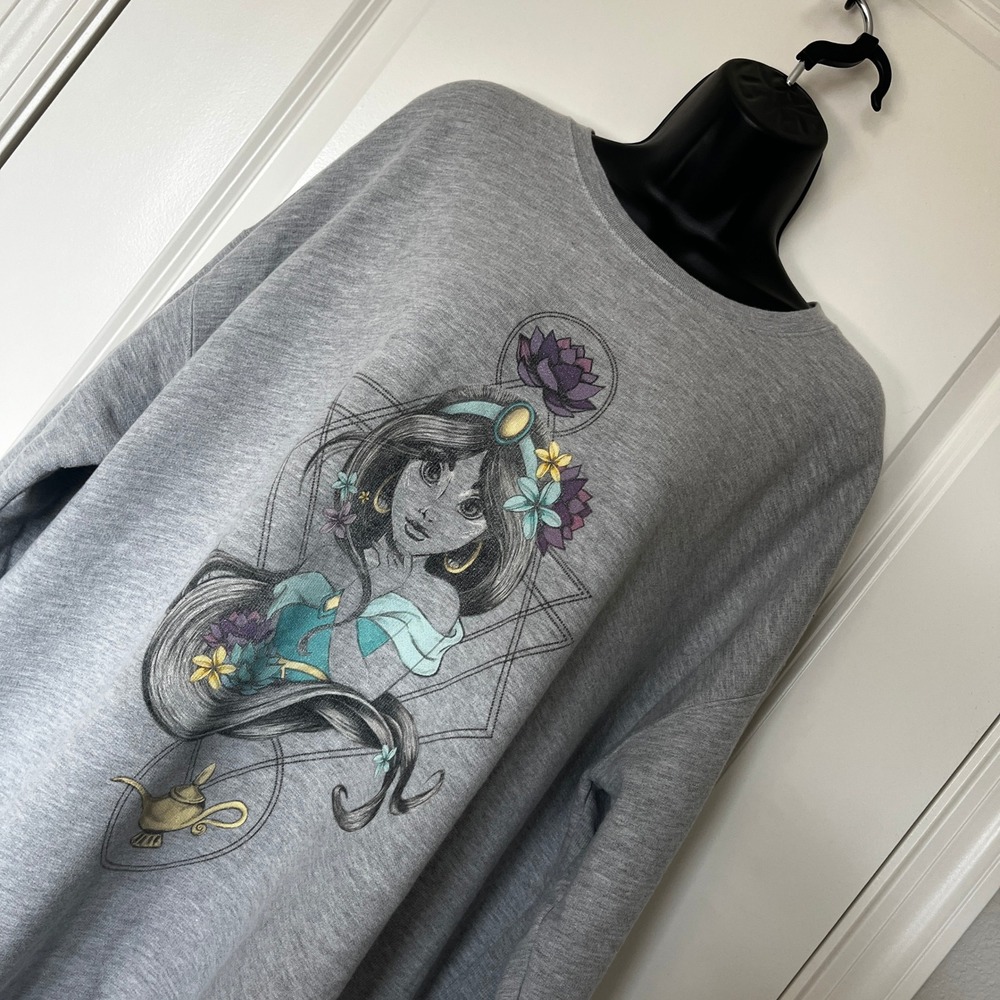 Women's Disney Princess Jasmine Sweatshirt XXL